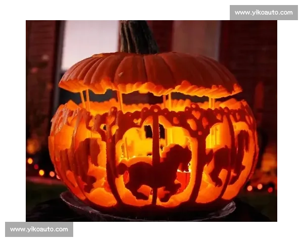 奇幻万圣节之夜探秘魔法南瓜与幽灵狂欢盛宴